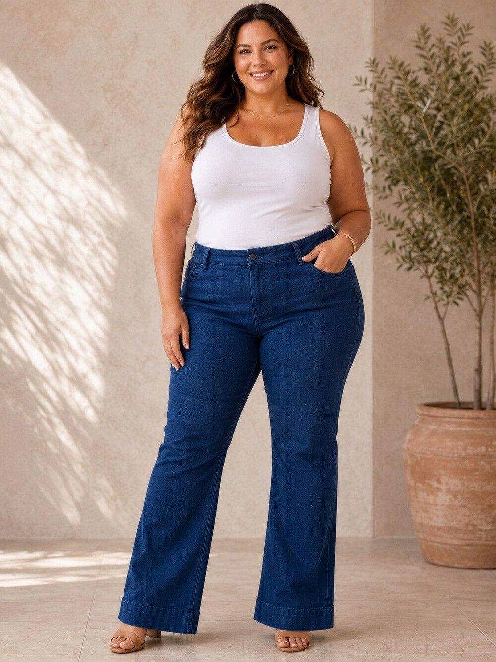 NYDJ Barbara Bootcut Jeans Plus Sz 22W Waist 44") Lift Tuck # festival # rodeo